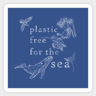 Plastic Free For The Sea Sticker